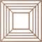 Ekena Millwork Raven Wood Fretwork Pierced Ceiling Medallion, Wood (Paint Grade), 16"OD x 5 7/8"ID x 3/8"T CMWP16X16X0375RAMF - alternate 3